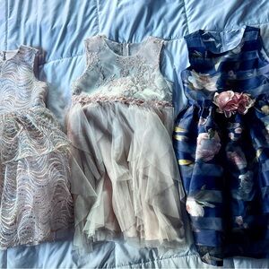 Formal little girl 5T dresses bundle of 3